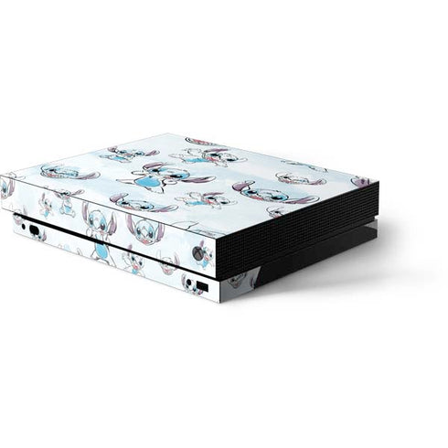 Disney Lilo and Stitch Pattern Xbox One X Console Skin