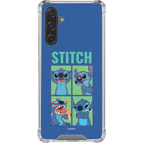Disney Lilo and Stitch Personalities Moods Galaxy A17 Clear Case