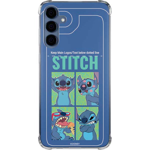 Disney Lilo and Stitch Personalities Moods Galaxy A55 5G Clear Case