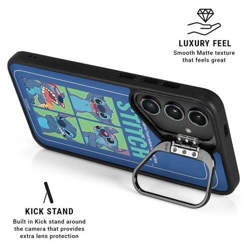 Disney Lilo and Stitch Personalities Moods Galaxy S25 Kickstand Case