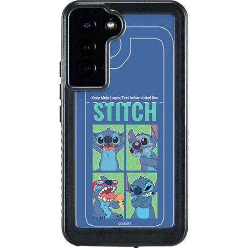 Disney Lilo and Stitch Personalities Moods Galaxy S24 Plus Waterproof Case