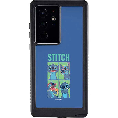 Disney Lilo and Stitch Personalities Moods Galaxy S24 Ultra Waterproof Case