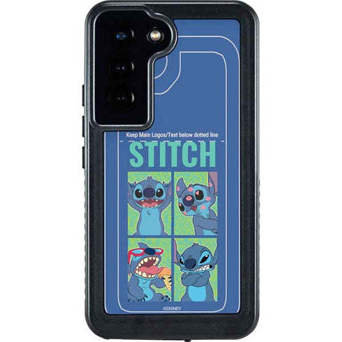 Disney Lilo and Stitch Personalities Moods Galaxy S24 Waterproof Case
