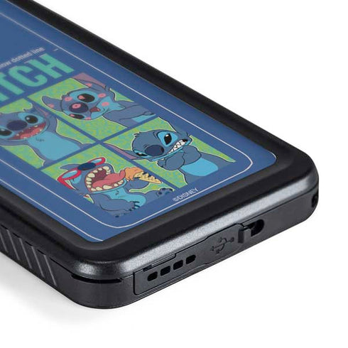 Disney Lilo and Stitch Personalities Moods Galaxy S24 Waterproof Case