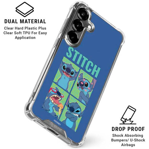 Disney Lilo and Stitch Personalities Moods Galaxy S26 Clear Case