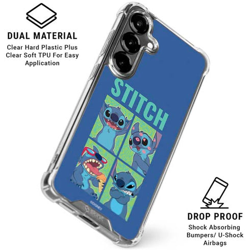 Disney Lilo and Stitch Personalities Moods Galaxy S26 Plus Clear Case