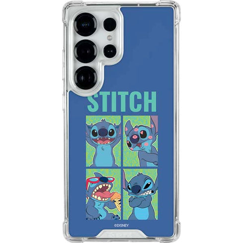 Disney Lilo and Stitch Personalities Moods Galaxy S26 Ultra Clear Case