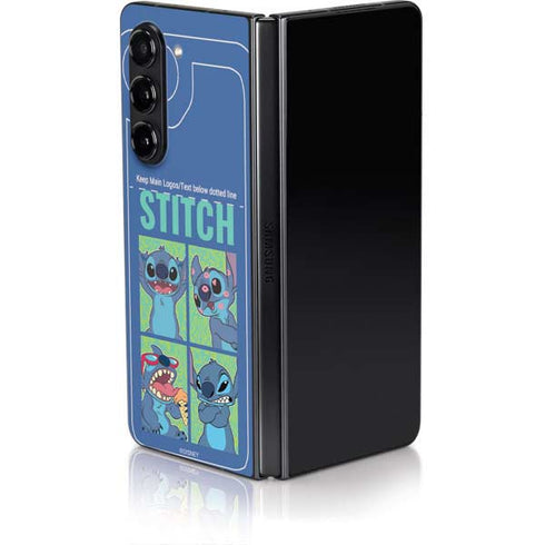 Disney Lilo and Stitch Personalities Moods Galaxy Z Fold5 5G Skin