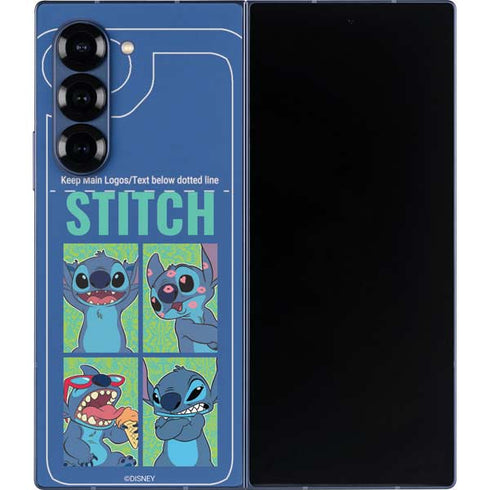 Disney Lilo and Stitch Personalities Moods Galaxy Z Fold6 Skin