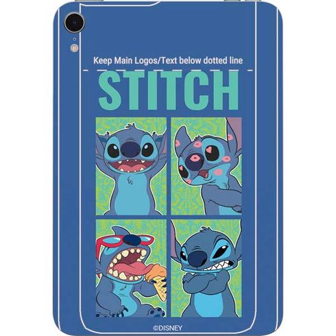 Disney Lilo and Stitch Personalities Moods Apple iPad Mini Skin