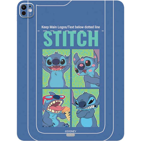 Disney Lilo and Stitch Personalities Moods iPad Pro 13in M4 (2024) Skin