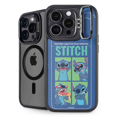 Disney Lilo and Stitch Personalities Moods iPhone 14 Pro Kickstand Case