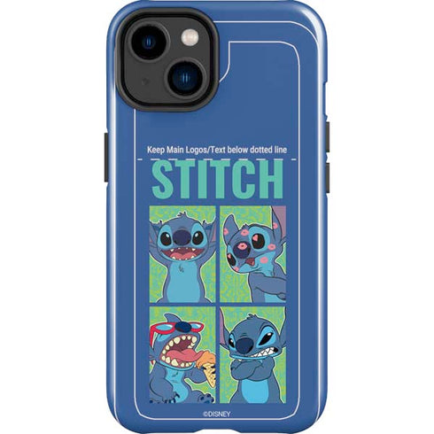 Disney Lilo and Stitch Personalities Moods iPhone 15 Impact Case