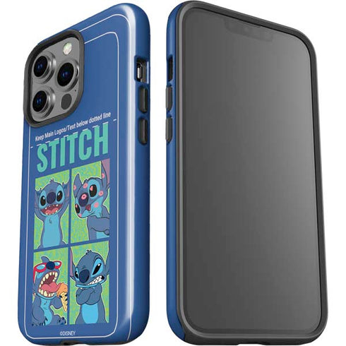 Disney Lilo and Stitch Personalities Moods iPhone 15 Pro Impact Case