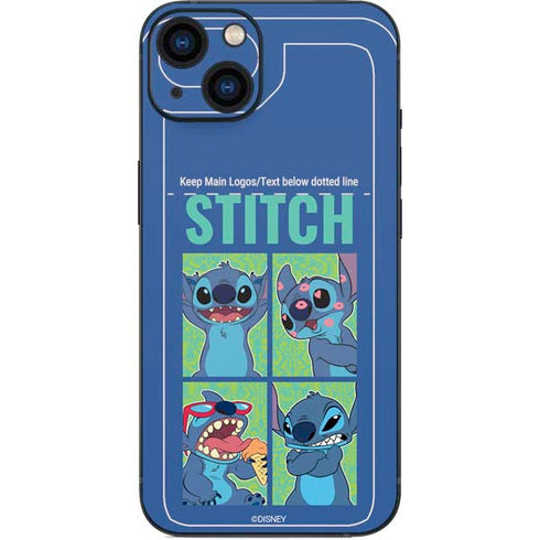 Disney Lilo and Stitch Personalities Moods iPhone 15 Skin