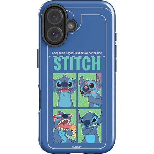 Disney Lilo and Stitch Personalities Moods iPhone 16 Impact Case
