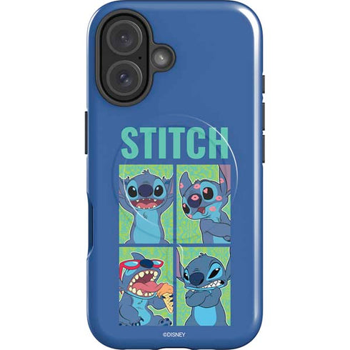 Disney Lilo and Stitch Personalities Moods iPhone 16 Plus Magsafe Impact Case