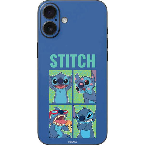 Disney Lilo and Stitch Personalities Moods iPhone 16 Plus Skin