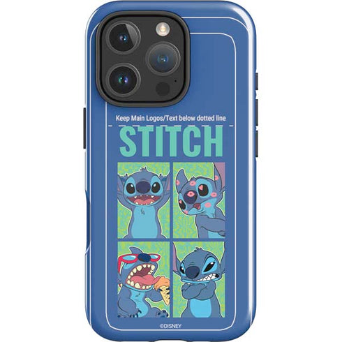 Disney Lilo and Stitch Personalities Moods iPhone 16 Pro Max Impact Case