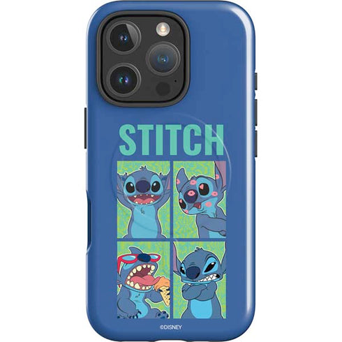 Disney Lilo and Stitch Personalities Moods iPhone 16 Pro Max Magsafe Impact Case