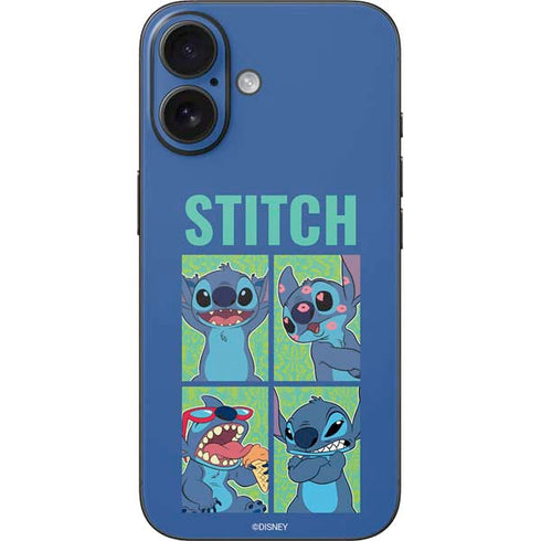 Disney Lilo and Stitch Personalities Moods iPhone 16 Skin