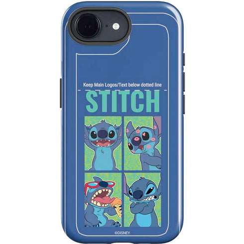 Disney Lilo and Stitch Personalities Moods iPhone 16e Impact Case