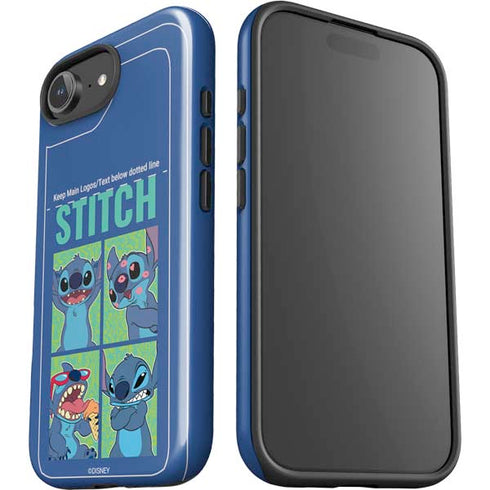 Disney Lilo and Stitch Personalities Moods iPhone 16e Impact Case