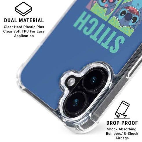 Disney Lilo and Stitch Personalities Moods iPhone 17 Clear Case