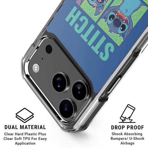 Disney Lilo and Stitch Personalities Moods iPhone 18 Pro Clear Case