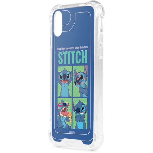 Disney Lilo and Stitch Personalities Moods iPhone XS Clear Case