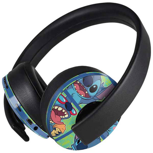 Disney Lilo and Stitch Personalities Moods PlayStation 4 Gold Wireless Headset Skin