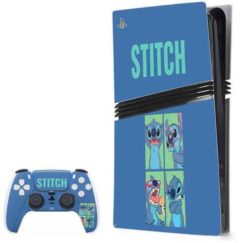 Disney Lilo and Stitch Personalities Moods PS5 Pro Bundle Skin