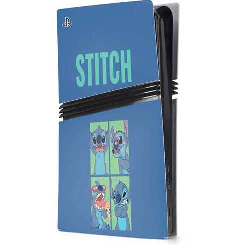 Disney Lilo and Stitch Personalities Moods PS5 Pro Console Skin