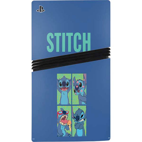 Disney Lilo and Stitch Personalities Moods PS5 Pro Console Skin