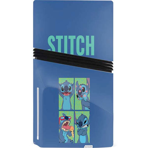 Disney Lilo and Stitch Personalities Moods PS5 Pro Disk Bundle Skin