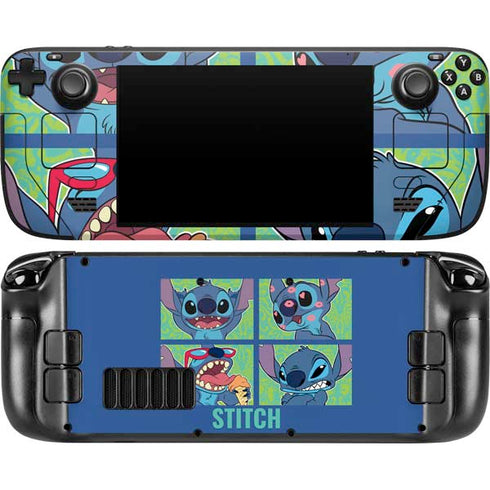 Disney Lilo and Stitch Personalities Moods Steam Deck Handheld Gaming Computer OLED Skin