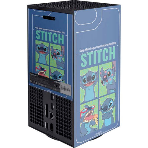 Disney Lilo and Stitch Personalities Moods XBox Series X Digital Edition Console Skin