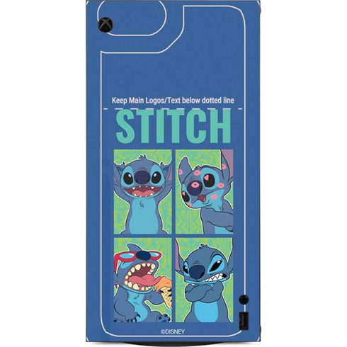 Disney Lilo and Stitch Personalities Moods XBox Series X Digital Edition Console Skin
