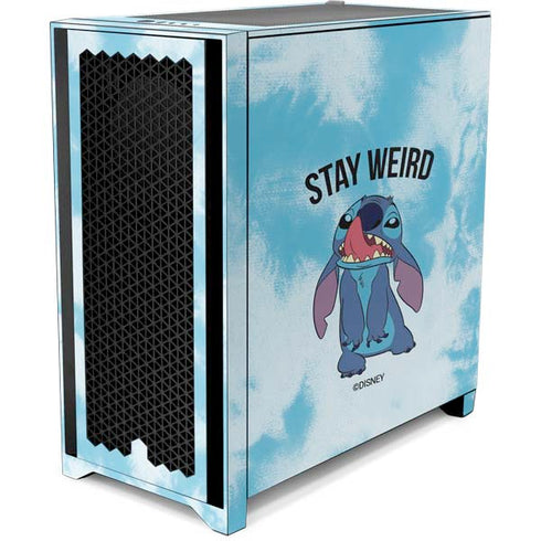Disney Lilo and Stitch Stay Weird Corsair 4000D Tempered Glass Mid-Tower ATX Case Skin