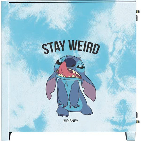 Disney Lilo and Stitch Stay Weird Corsair 4000D Tempered Glass Mid-Tower ATX Case Skin