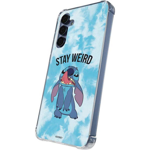 Disney Lilo and Stitch Stay Weird Galaxy A35 5G Clear Case