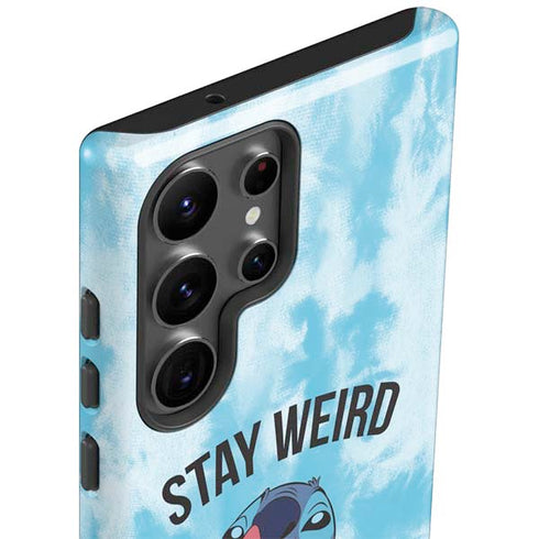 Disney Lilo and Stitch Stay Weird Galaxy S23 Ultra Pro Case
