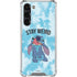 Disney Lilo and Stitch Stay Weird Galaxy S24 FE Clear Case