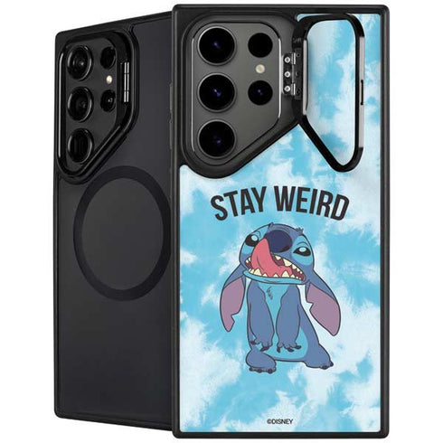 Disney Lilo and Stitch Stay Weird Galaxy S24 Ultra Kickstand Case