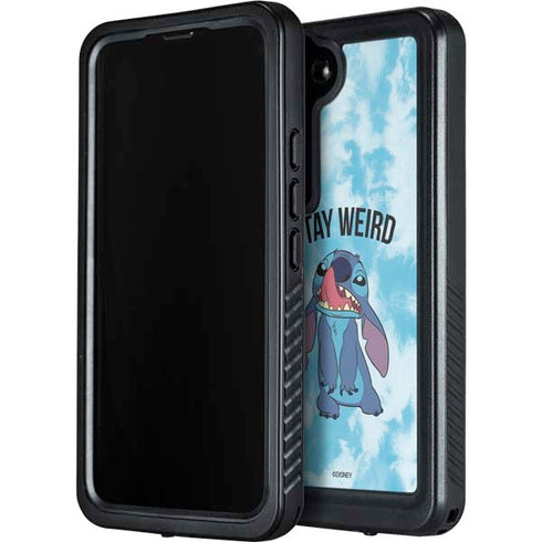 Disney Lilo and Stitch Stay Weird Galaxy S24 Waterproof Case