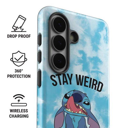 Disney Lilo and Stitch Stay Weird Galaxy S26 Plus Impact Case