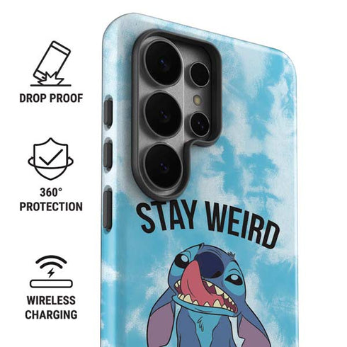 Disney Lilo and Stitch Stay Weird Galaxy S26 Ultra Impact Case
