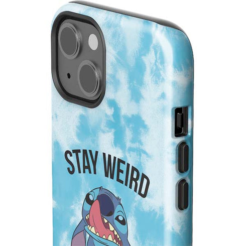 Disney Lilo and Stitch Stay Weird iPhone 15 Impact Case
