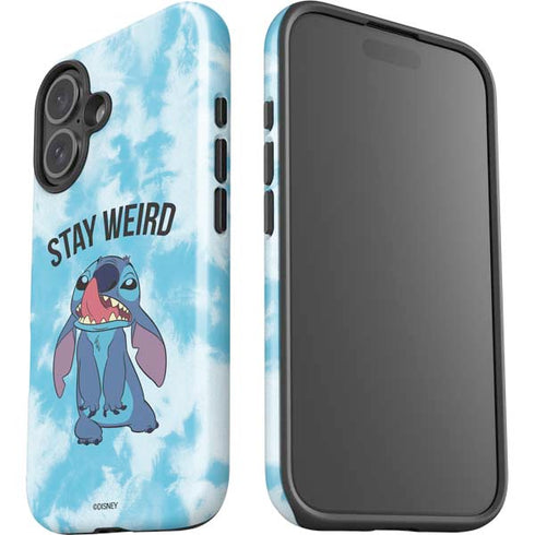 Disney Lilo and Stitch Stay Weird iPhone 16 Impact Case