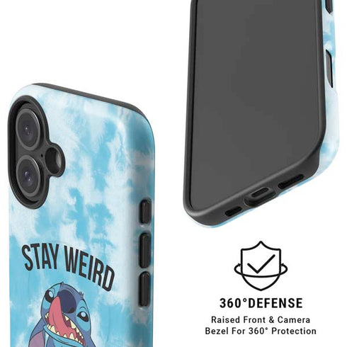 Disney Lilo and Stitch Stay Weird iPhone 16 Magsafe Impact Case